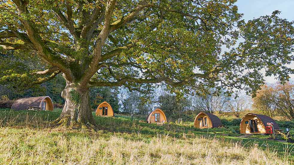 UK holidays you can book now glamping pods